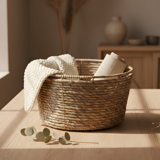 Straw Basket	Large